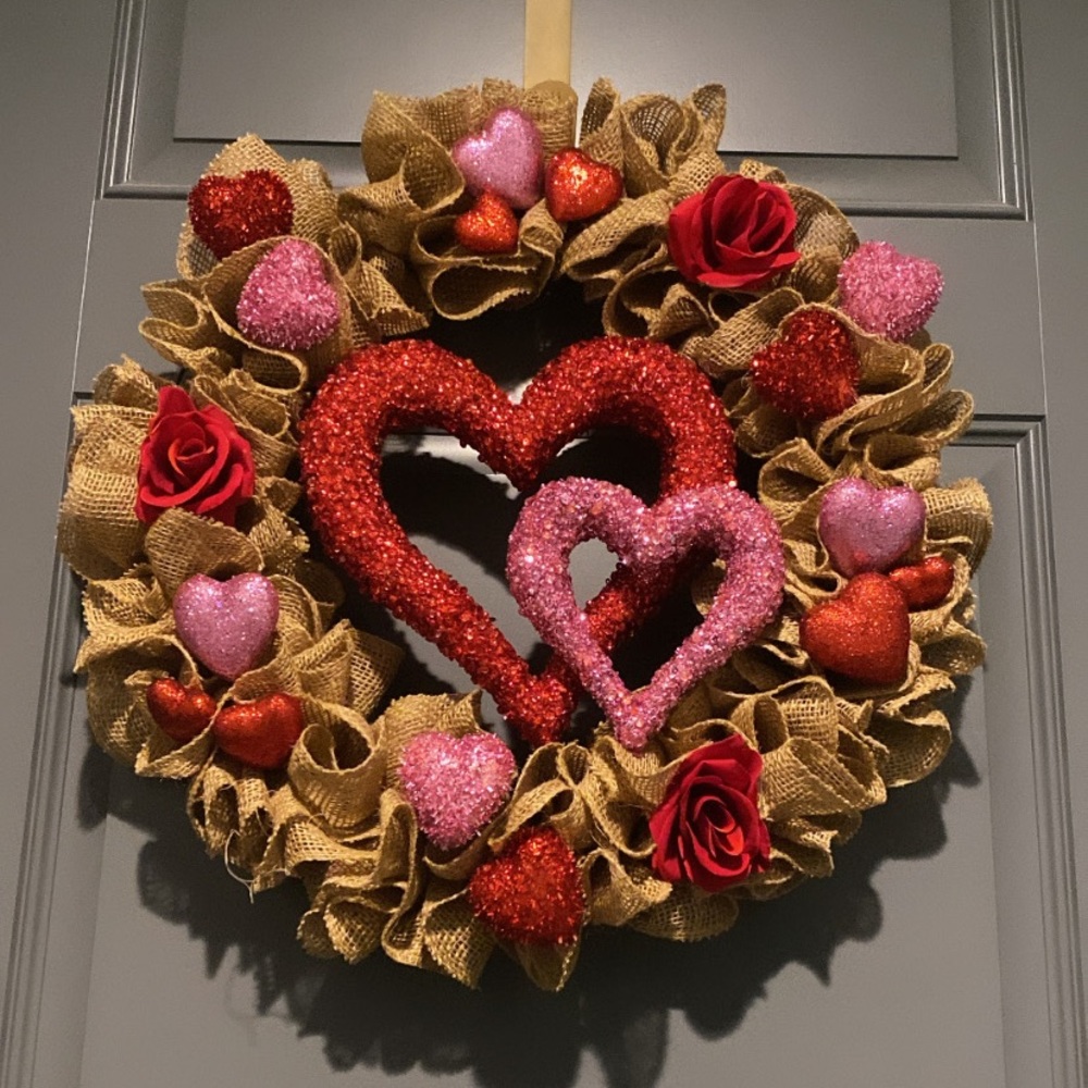 Valentine’s Day wreath